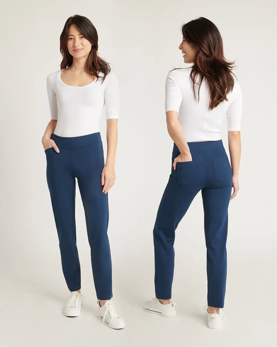 Yorke Chino Dress Pant Yoga Pants (Tidal)