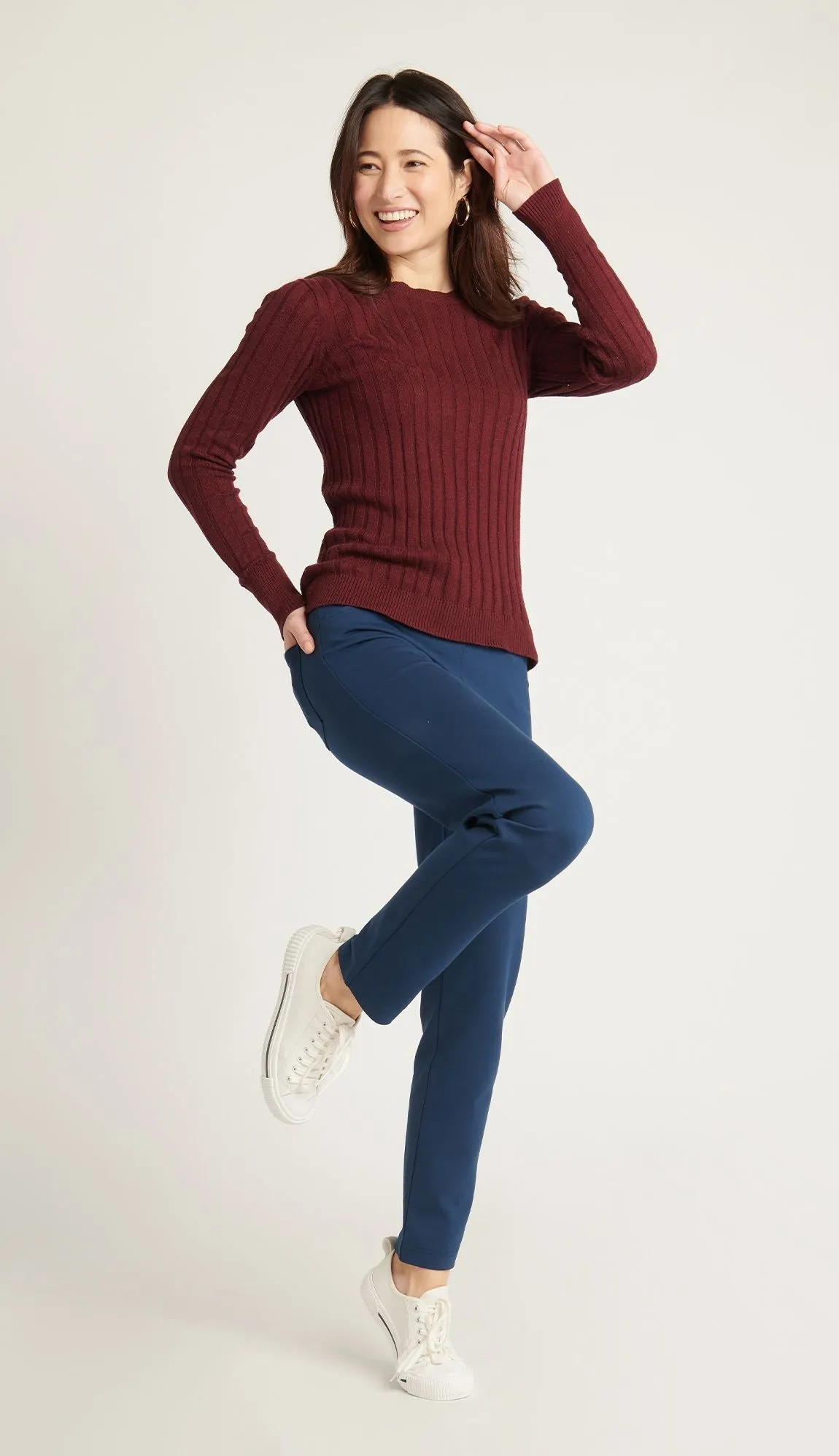 Yorke Chino Dress Pant Yoga Pants (Tidal)
