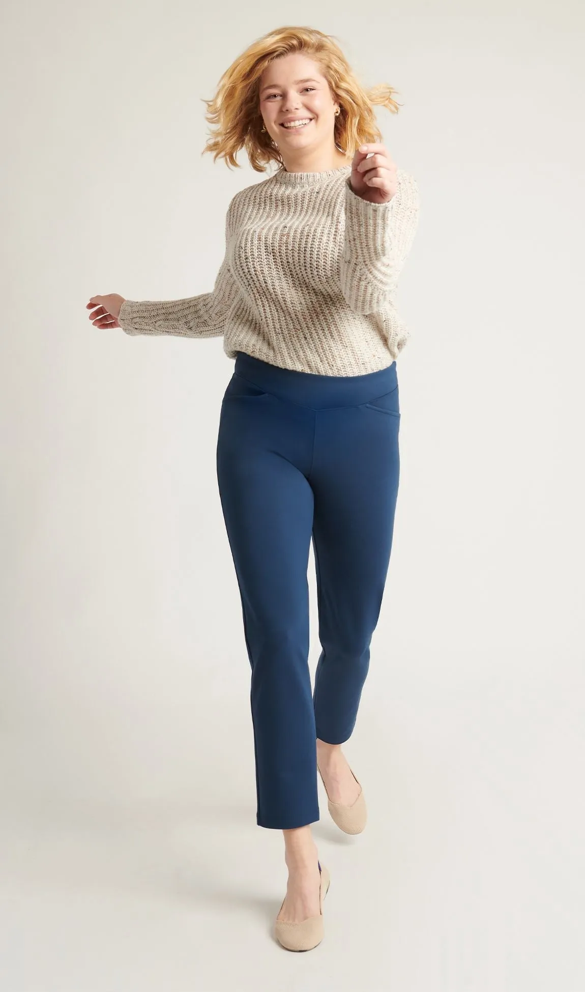 Yorke Chino Dress Pant Yoga Pants (Tidal)