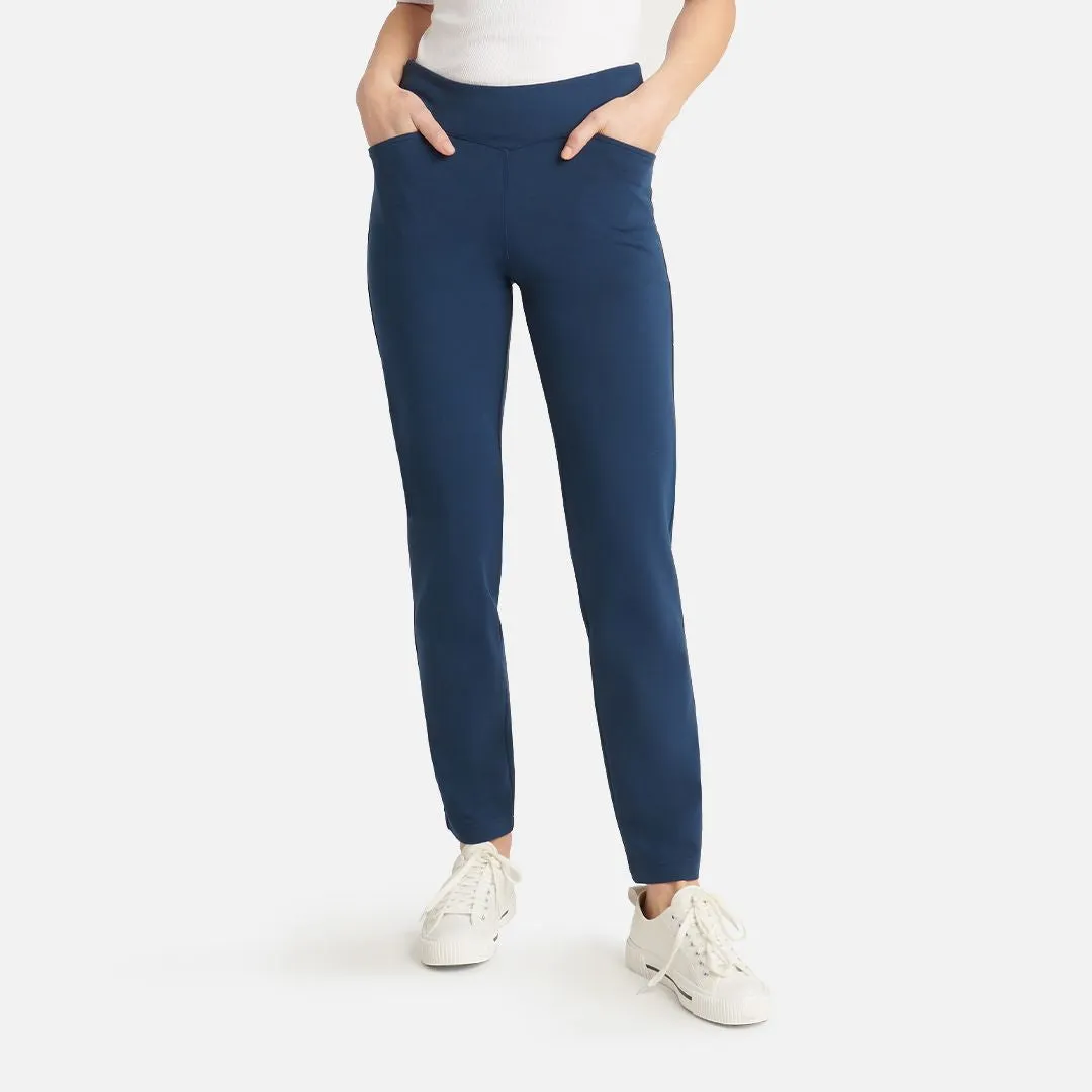 Yorke Chino Dress Pant Yoga Pants (Tidal)